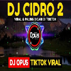 Download Lagu Dj Opus - Dj Cidro 2 Tik Tok Viral 2021 Terbaru